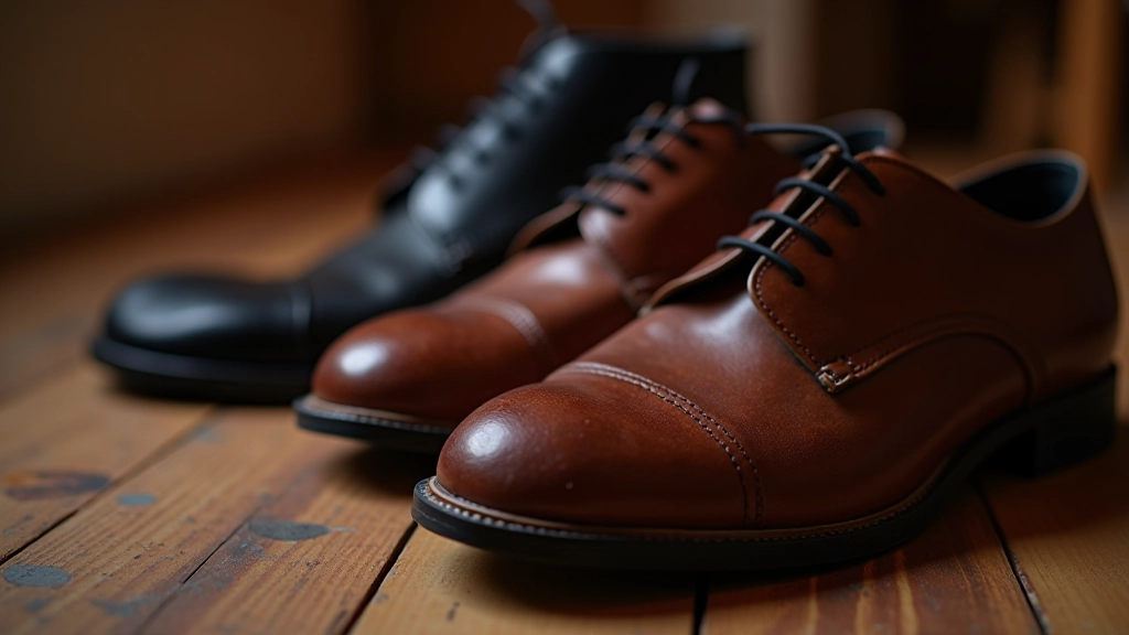 Close-up of dance shoes and casual evening wear laid out, showing appropriate attire for social bachata events